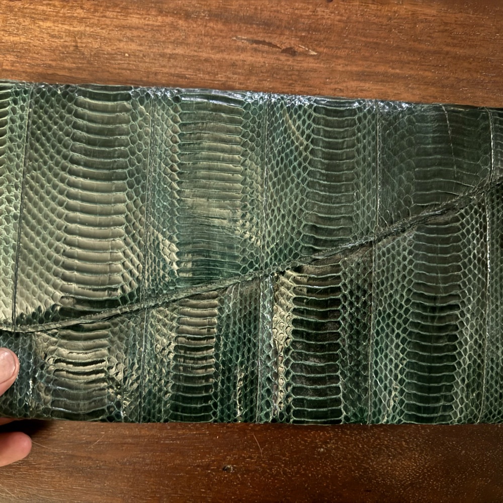 Jasmine Forest Green Reptile Skin Sheet